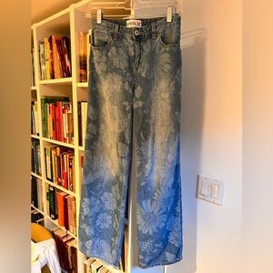 Abercrombie Kids Light Blue Ultra Wide-Leg Jeans